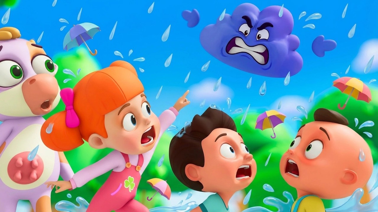 песня «Дождь, дождь, уходи» ☔ Популярная детская музыка 🌧️ Russkaya animatsiya | Baby Berry 🍓