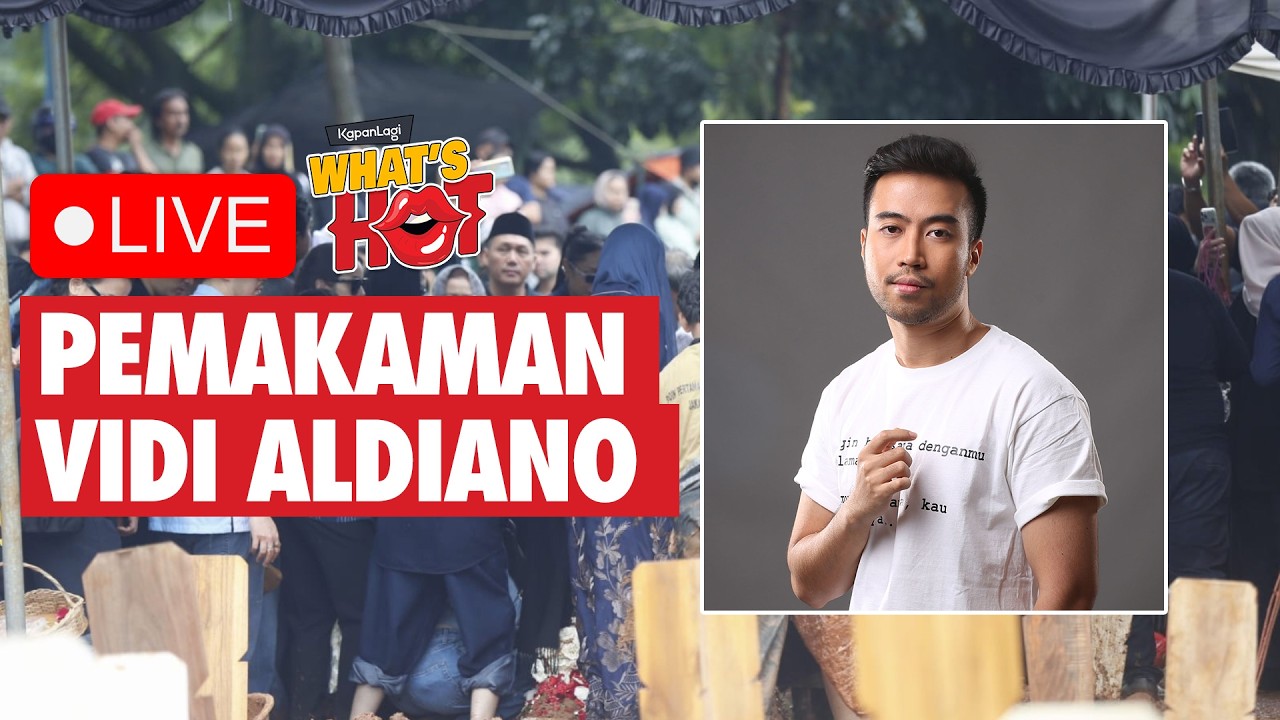 NOW STREAMING! KONDISI PEMAKAMAN VIDI ALDIANO (TPU TANAH KUSIR)