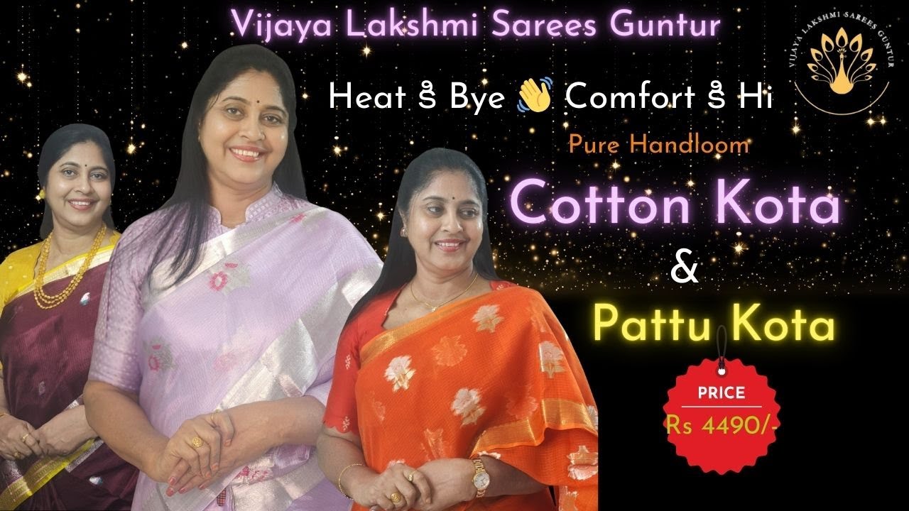 ఈ Summer కి అసలు Miss అవద్దు 🤍 | Premium Kota  Sarees Collection | Silk Kota & Cotton Kota #viral