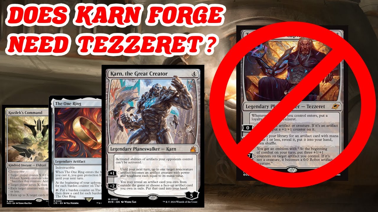 DOES KARN FORGE NEED TEZZERET? Legacy Colourless Combo Deck MTG