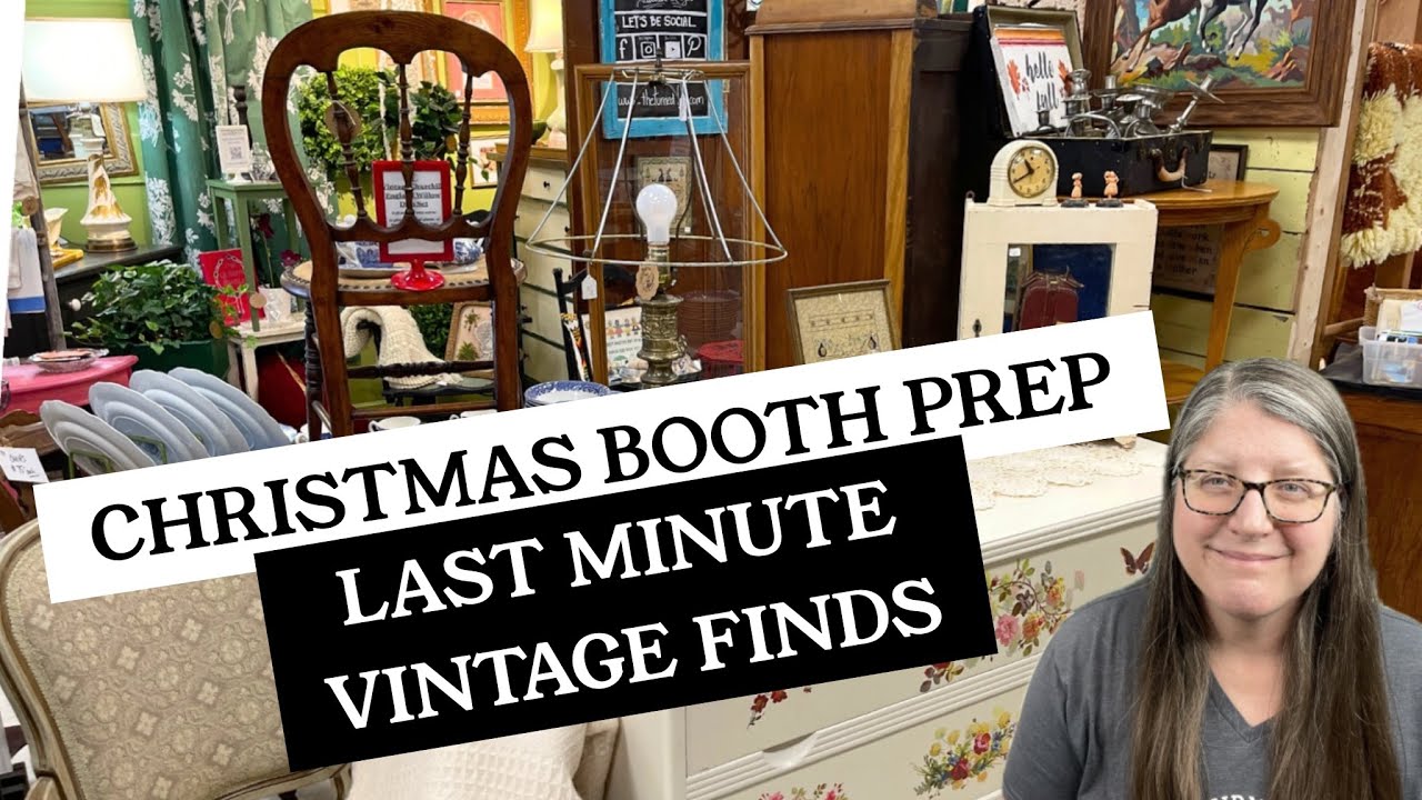 Подготовка рождественского стенда: винтажные находки в последнюю минуту