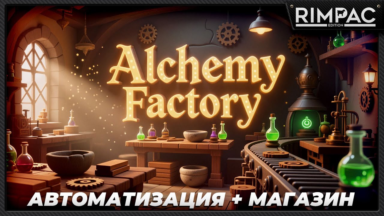 Alchemy Factory — Создаём собственную алхимическую мастерскую! С конвейерами и автомтизацией!!!