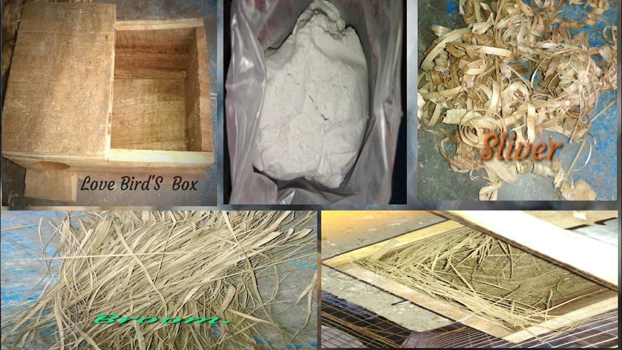 How To Making LOVE BIRD'S Breeding Box Step by Step..//LOVE BIRD'S Nesting Materials.