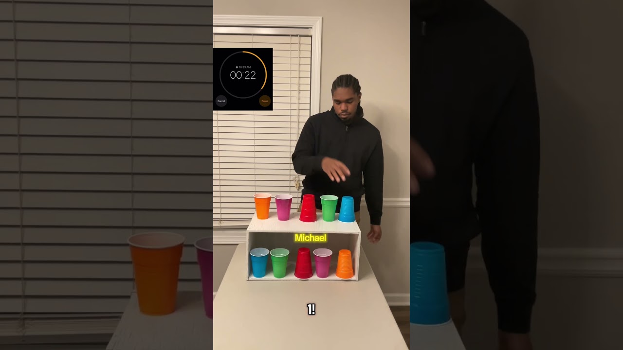 Can he beat the timer? #challenge #race #timer #speed #games #familyfun #familygames #views #shorts