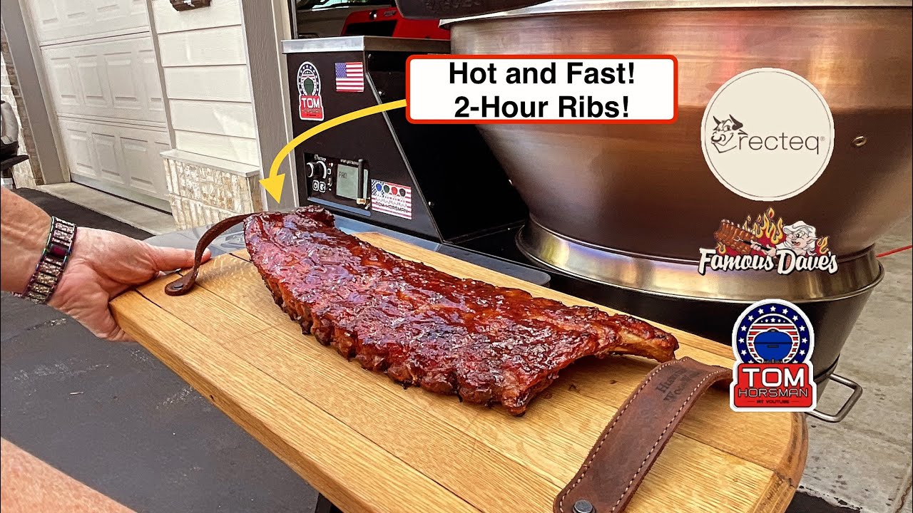 Recteq Bullseye Deluxe! / Hot and Fast 2-Hour Baby Back Ribs!