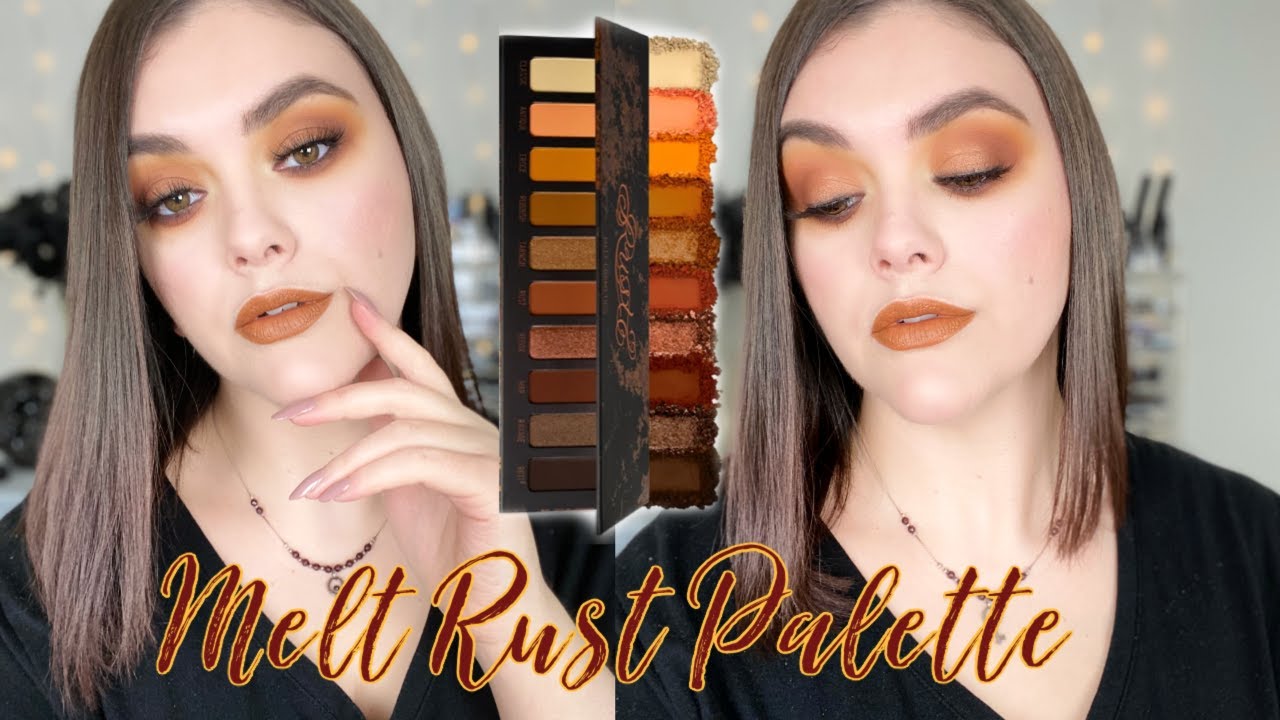 MELT COSMETICS RUST EYESHADOW PALETTE REVIEW & TUTORIAL