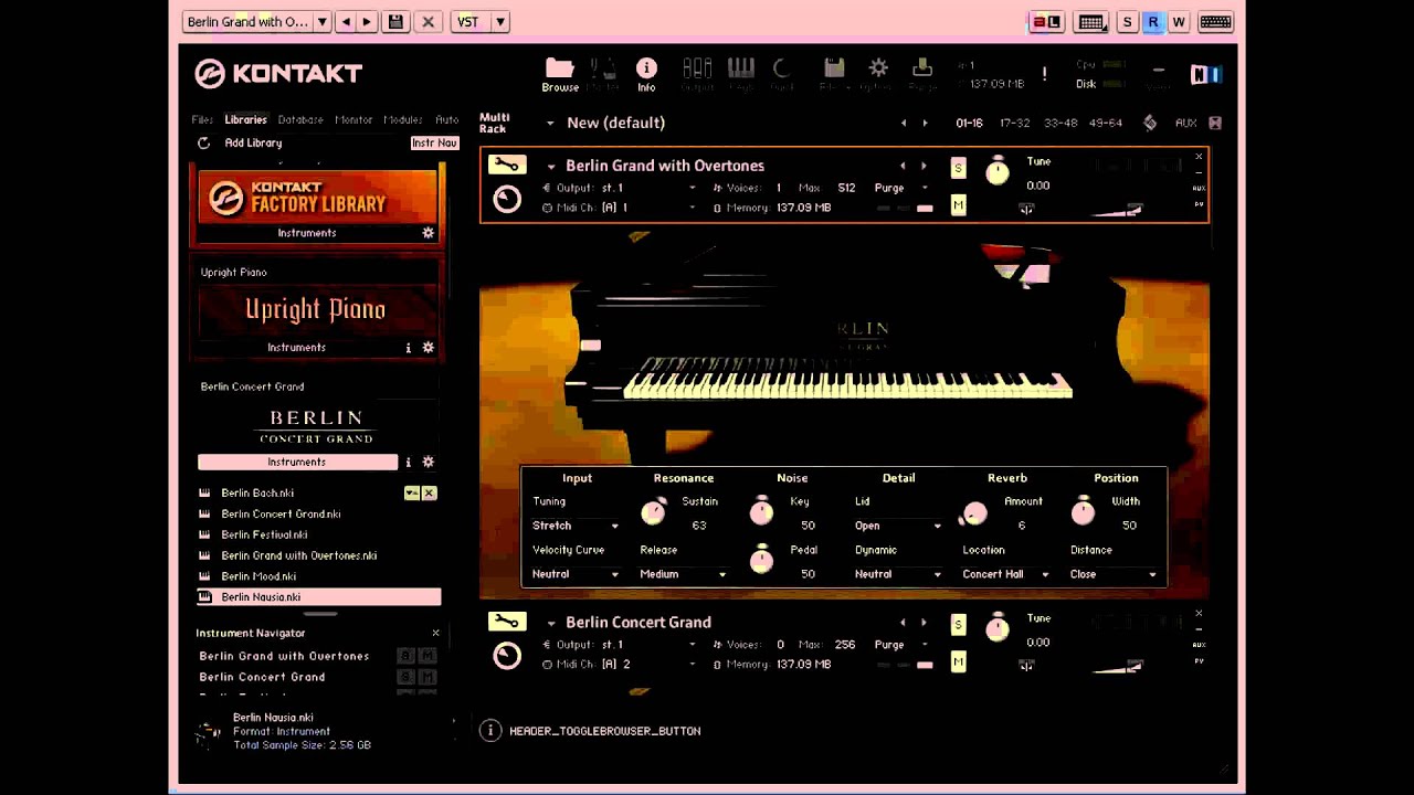 Native Instruments KOMPLETE 9 - Piano Comparison: Demo Berlin Concert Grand Part 2