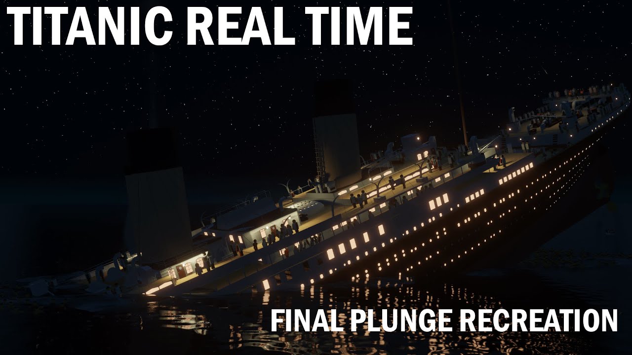 Titanic | *OLD* Final Plunge RECREATION ANIMATION | A 2 Year Blender Animation Special