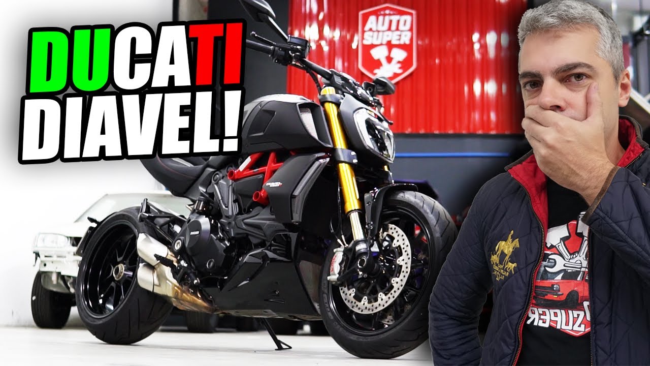 DUCATI DIAVEL 1260s 162 CV Moto de Arrancada!? Muito MELHOR que Harley-Davidson !?🤔
