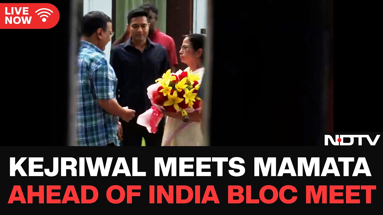 INDIA Bloc Meeting LIVE Updates | Arvind Kejriwal Meets Mamata Banerjee In Delhi Ahead Of Meeting