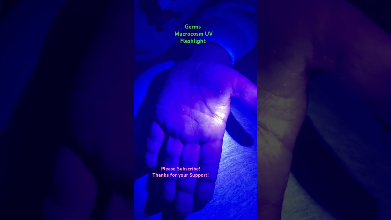 Revealing Germs with the Macrocosm UV Flashlight: A Fun Hand Hygiene Lesson for Kids 