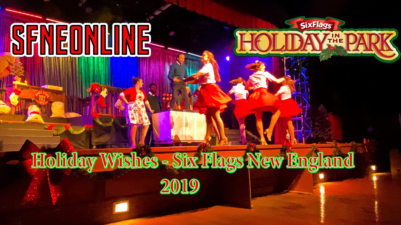 Holiday Wishes at Six Flags New England During Holiday In The Park