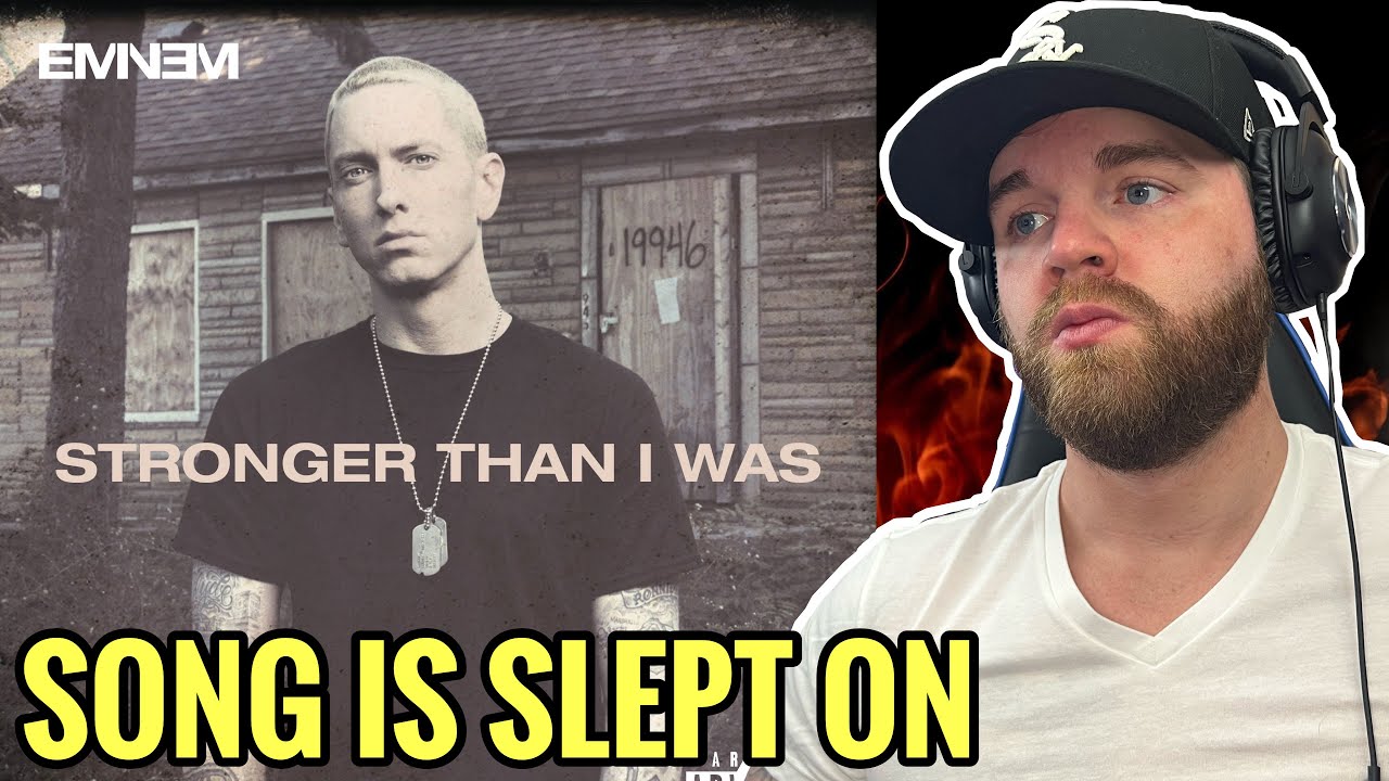 [Industry Ghostwriter] Reacts to: Eminem- Stronger Than I Was | Oh Eminem can SING SING!?💔