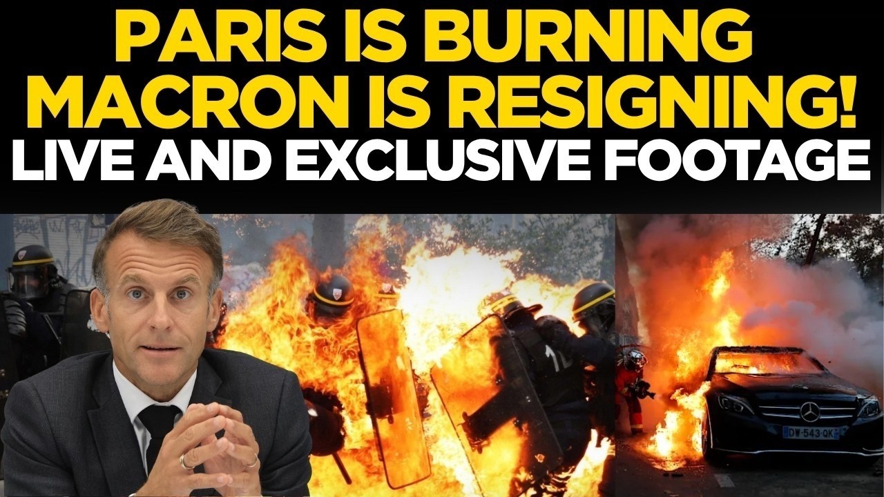 Paris Protests LIVE | Shops, Restaurants & Cars Torched | Police Fire Tear Gas & Water Cannons