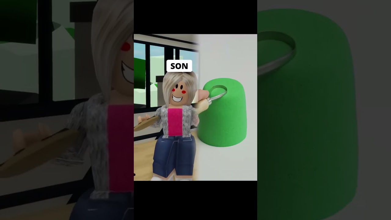SHE TRIED TO DANCE IN HER PLACE IN ROBLOX BUT.. 