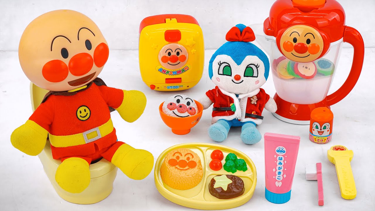 90 Minutes Satisfying with Unboxing Anpanman Lunch Set ASMR | アンパンマンのおもちゃまとめ大全