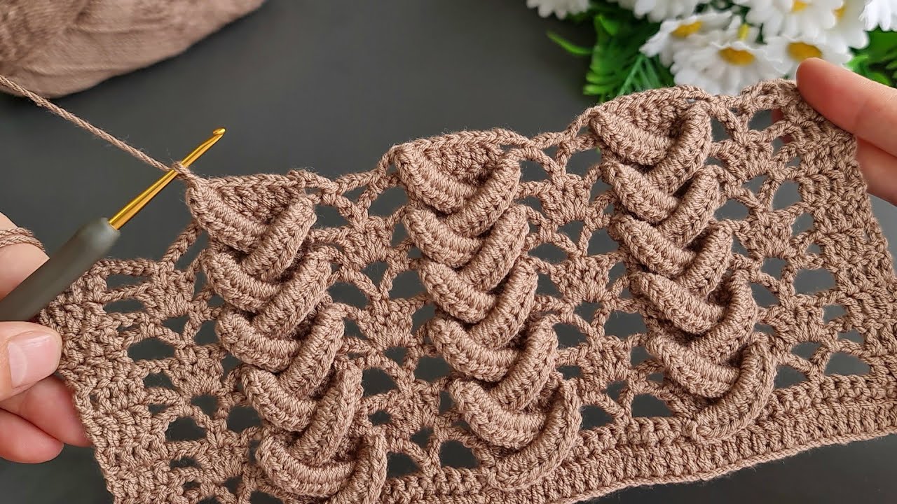 Wow!.. 😇 Unique STITCH I've never seen crochet like this before. New crochet pattern. Super Easy