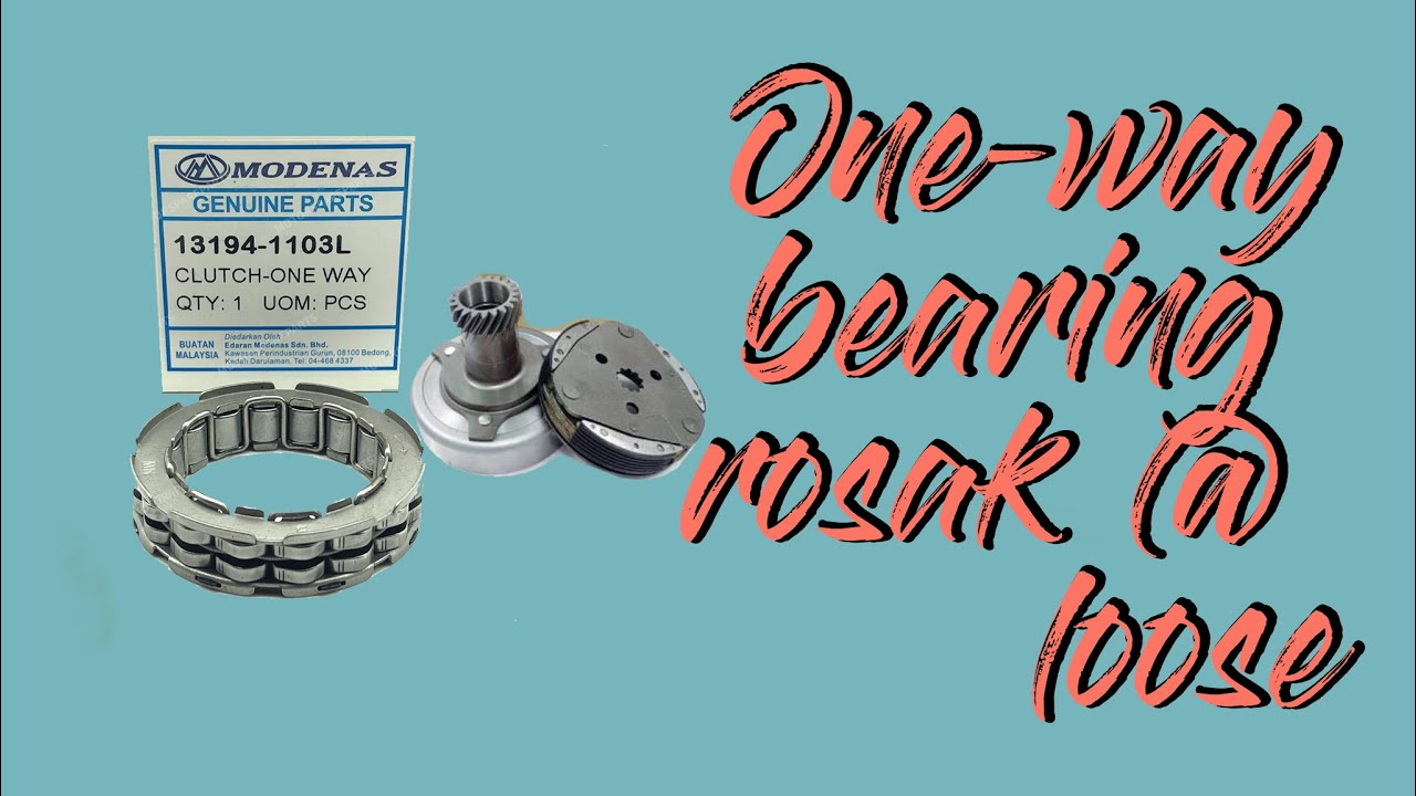 Cara pasang one-way bearing Kriss 110cc