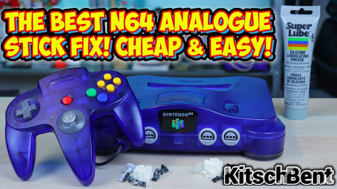 ЛУЧШИЙ ремонт аналогового джойстика Nintendo 64! Установка деталей для погнутого джойстика Kitsch!