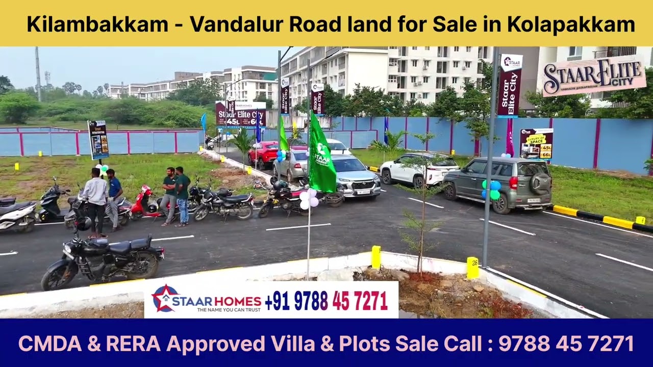 Vandalur Kolapakkam land for sale | Near Kilambakkam Bus stand  #vandalur #cmda #plotforsale #plots 