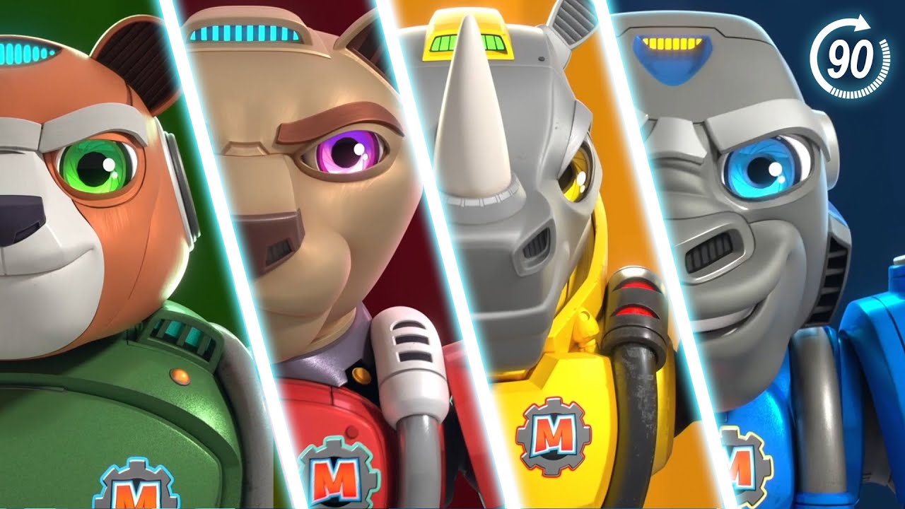 Non-Stop MekBots! 90 Minutes of Team MekBots Animal Rescue FULL EPISODES!