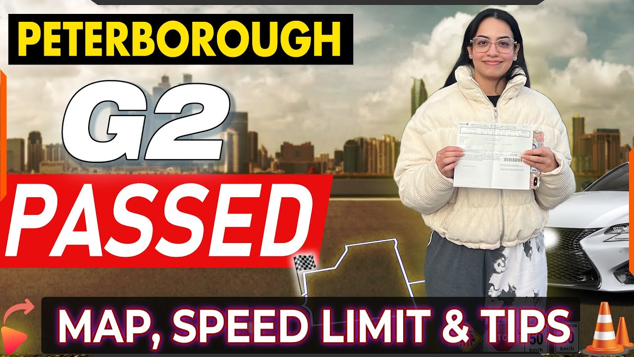 G2 Road Test At Peterborough| Learn How To Pass| Maps, Speed Limit, And Tips|