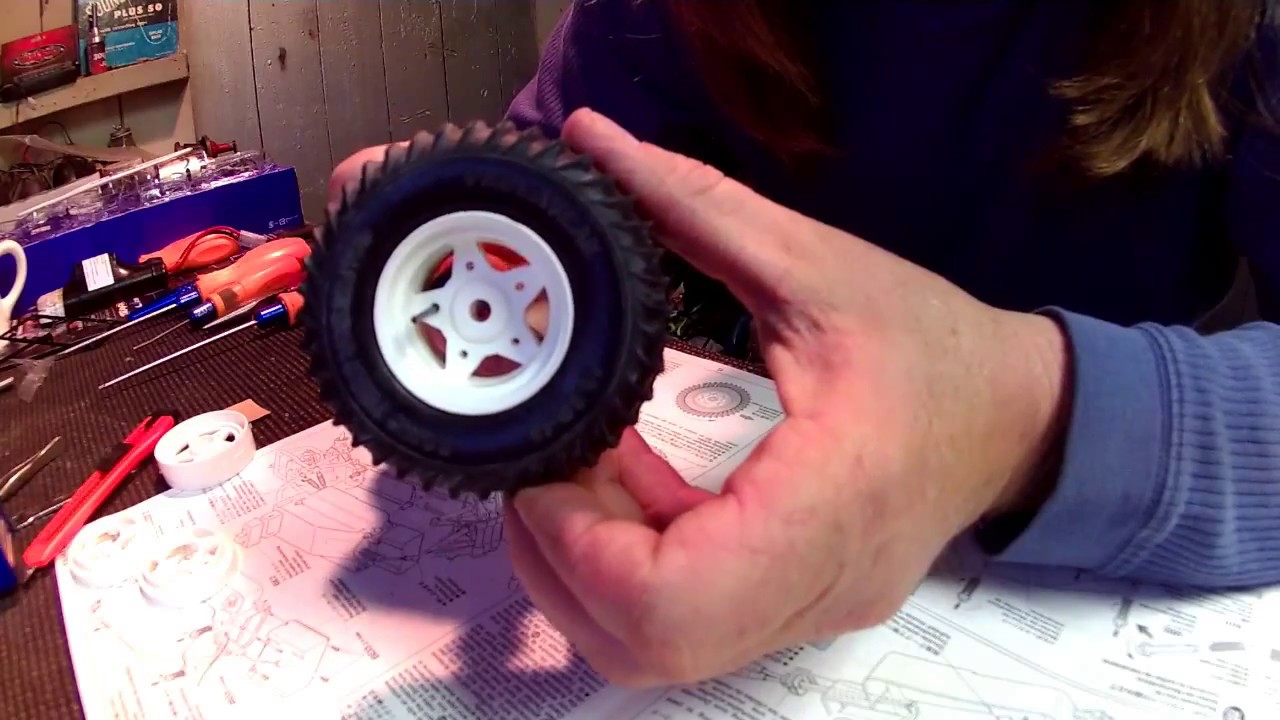 Tamiya Sand Scorcher build Part 5 Wheel assembly