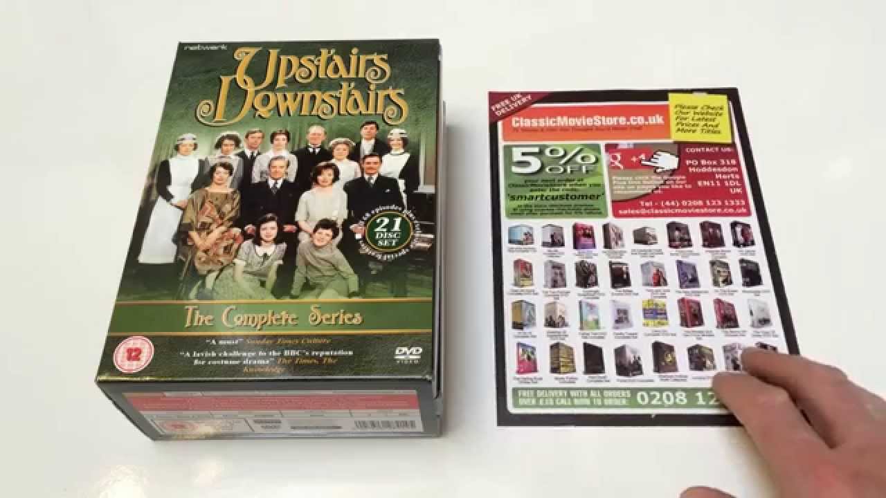 Upstairs Downstairs DVD box set opening