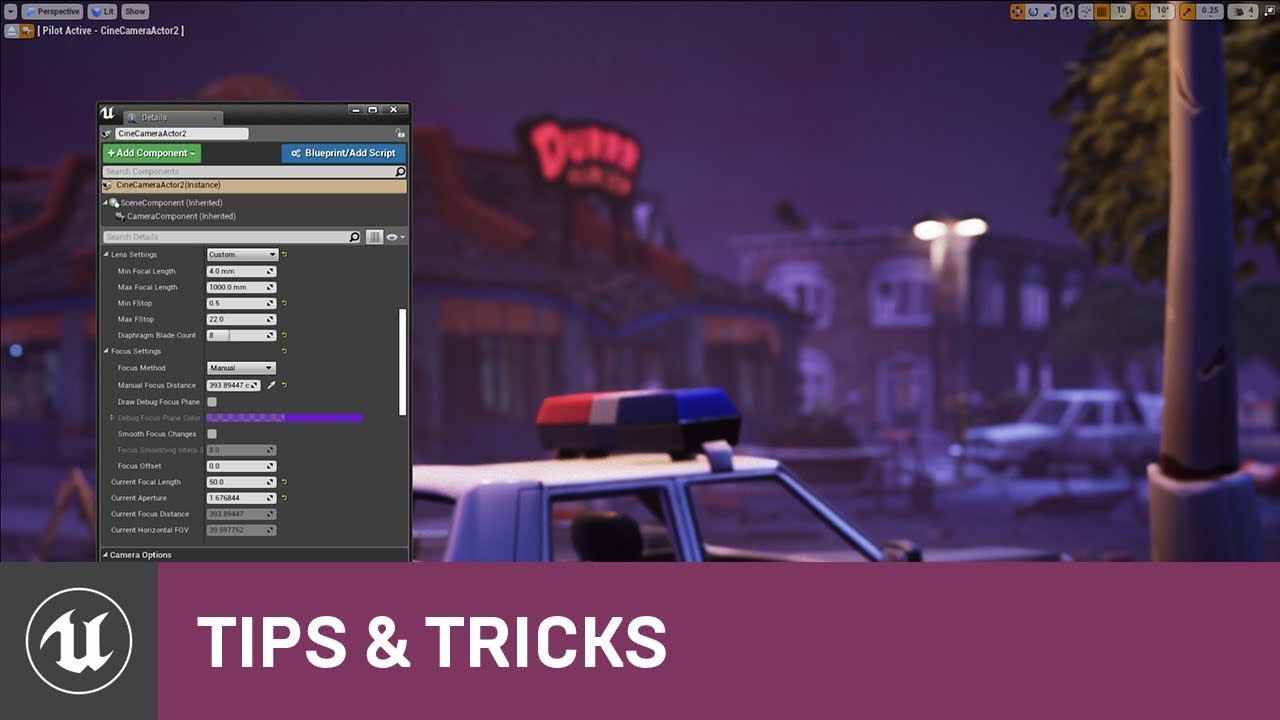 Cinematic Depth of Field | Tips & Tricks | Unreal Engine