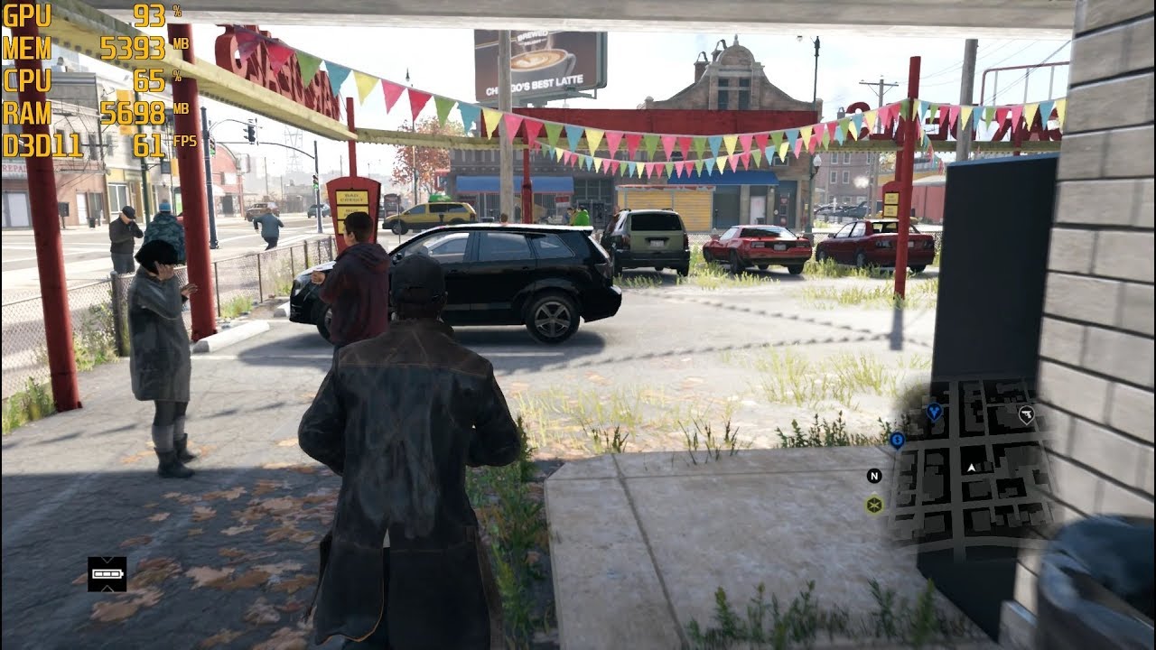 GTX 1060 6GB + i5 7500 - Watch Dogs [Max Settings/1080p]