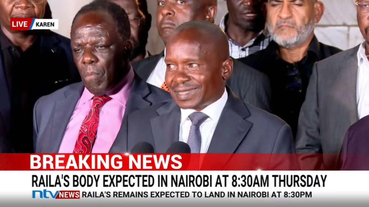 DP Kindiki: The burial of Raila Odinga will take place on Sunday, October 19