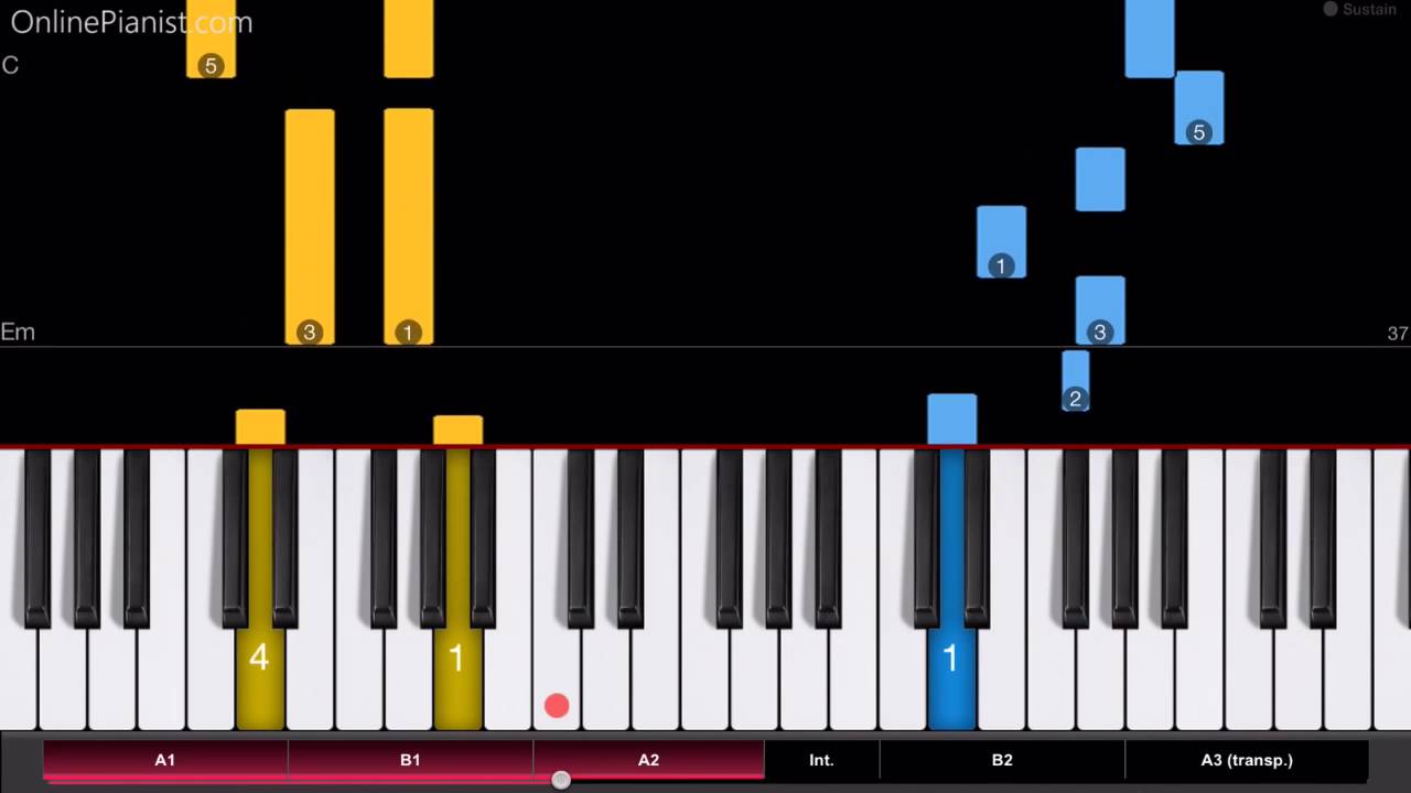 Parasyte - Next to You - Piano Tutorial - Easy Version (寄生獣)