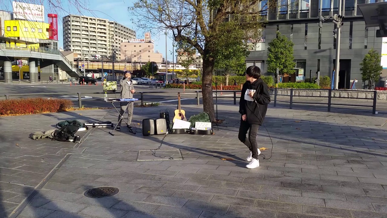 【電波少女的ヒッチハイク】ストリートライブin岐阜駅