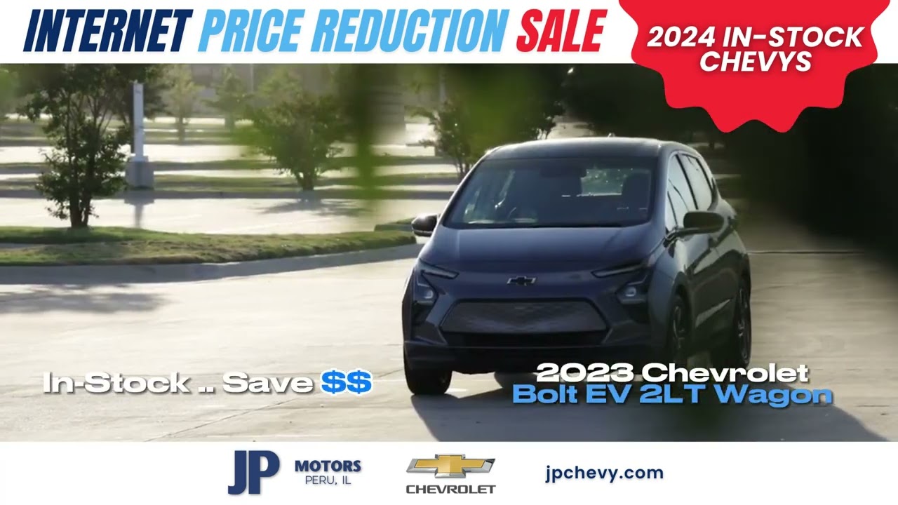 JP Chevrolet's Internet Price Reductions Sale  2024 In Stock Chevys