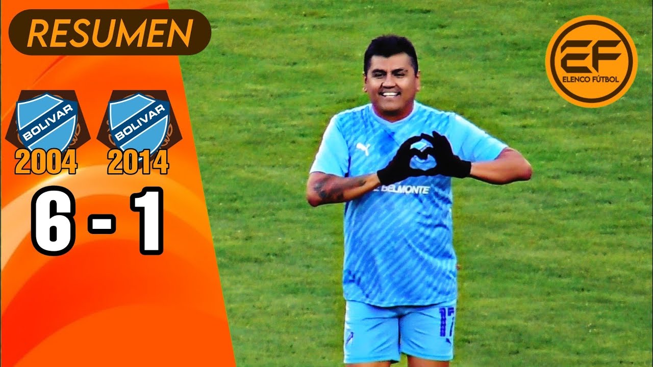 📹 Resumen: Bolívar (2004) 6 - 1 Bolívar (2014) | Partido de leyendas #ClubBolívar