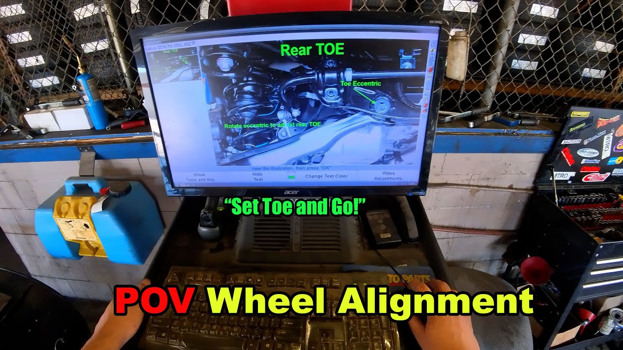Wheel Alignment: Set Toe and Go! | 2019 Lexus RX 350