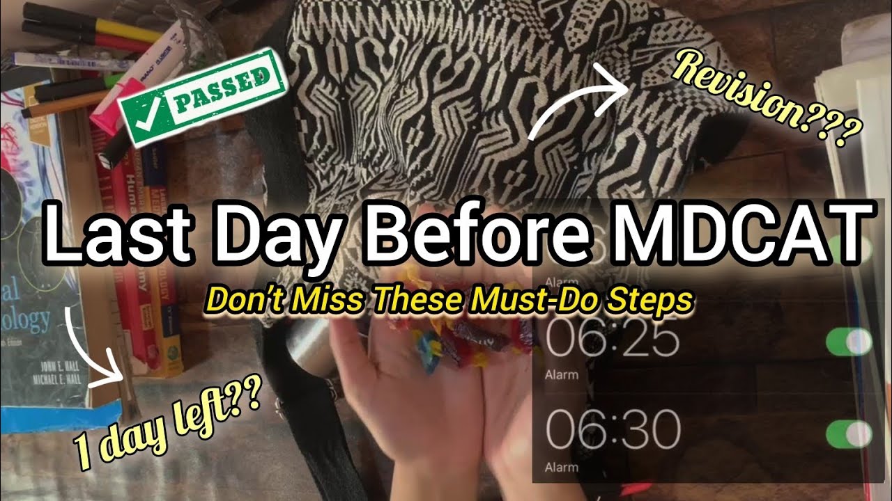 ✅📚 LAST DAY BEFORE MDCAT | Must-Do Things for Success! 🌟✍️| Sindh MDCAT 2025 | MARYAM KHAN