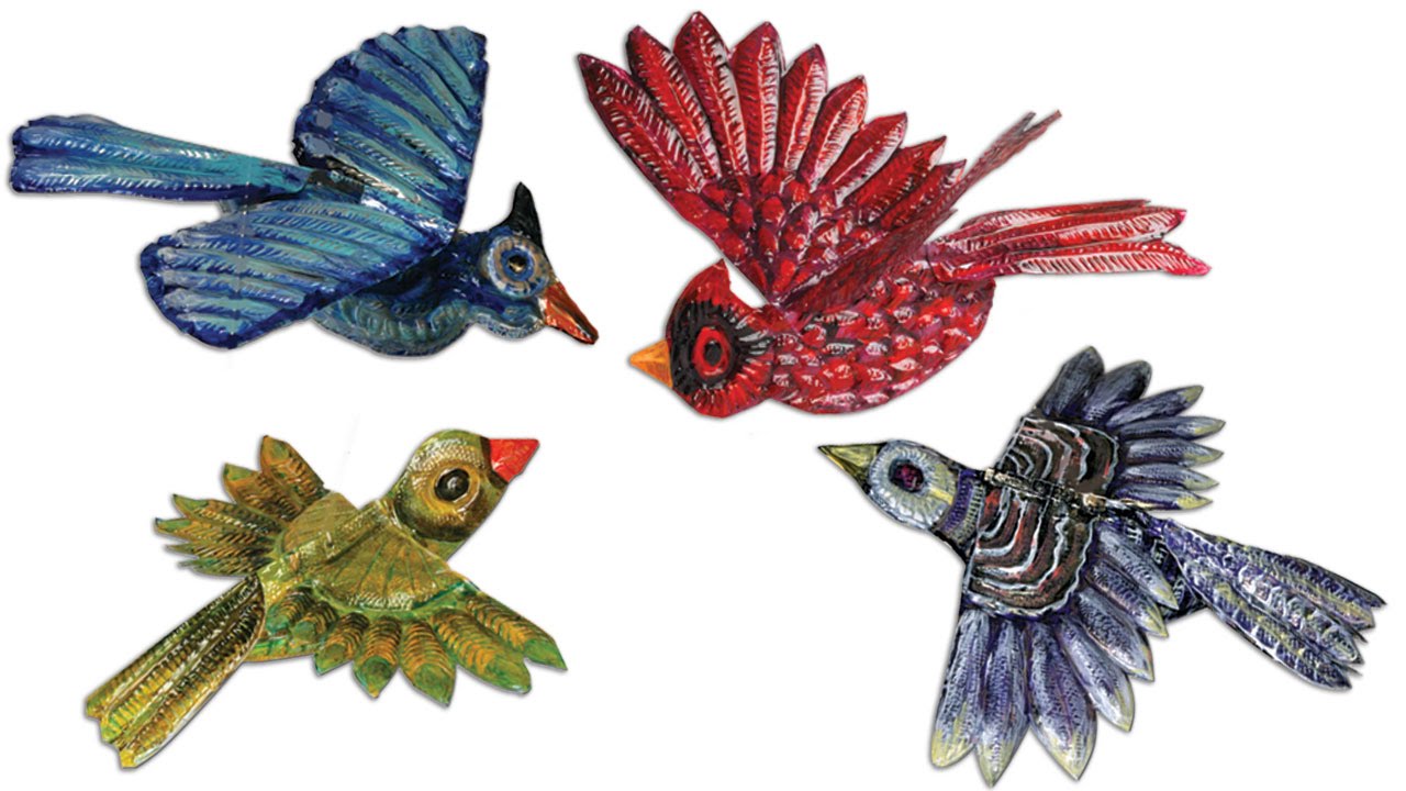 Painted Tooling Foil Birds - Project #116