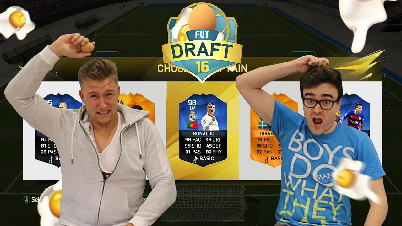 FIFA 16 FORFEIT FUT DRAFT!!! HORRIBLE EGG SPLAT FORFEIT!!! Fifa 16 FUT Draft Challenge