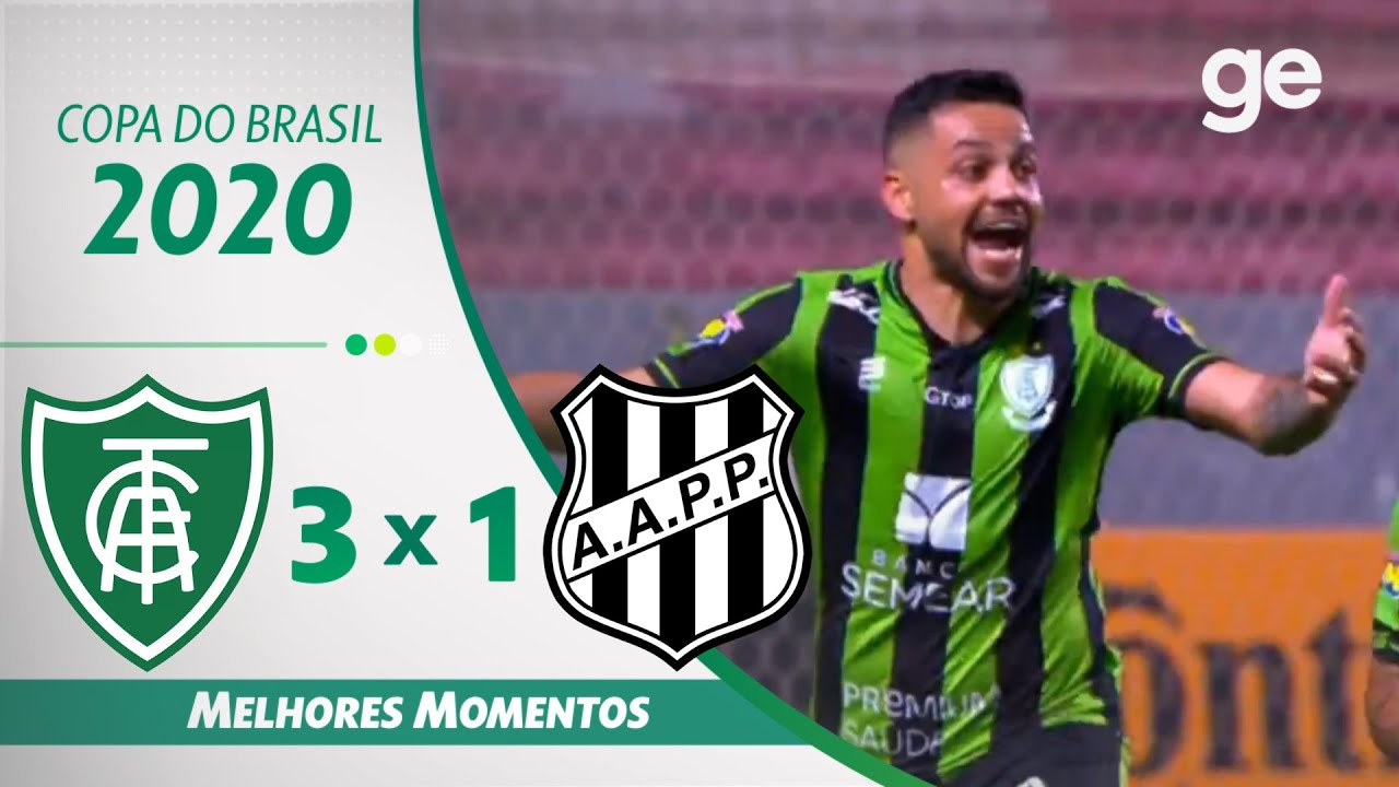 AMÉRICA-MG 3 X 1 PONTE PRETA | MELHORES MOMENTOS | 4ª FASE DA COPA DO BRASIL 2020 | ge.globo