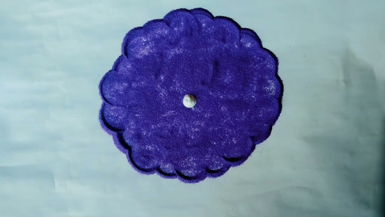 Simple colour rangoli easy design #10million  #ytviralvideo #video #flowrrangoli #flowers 