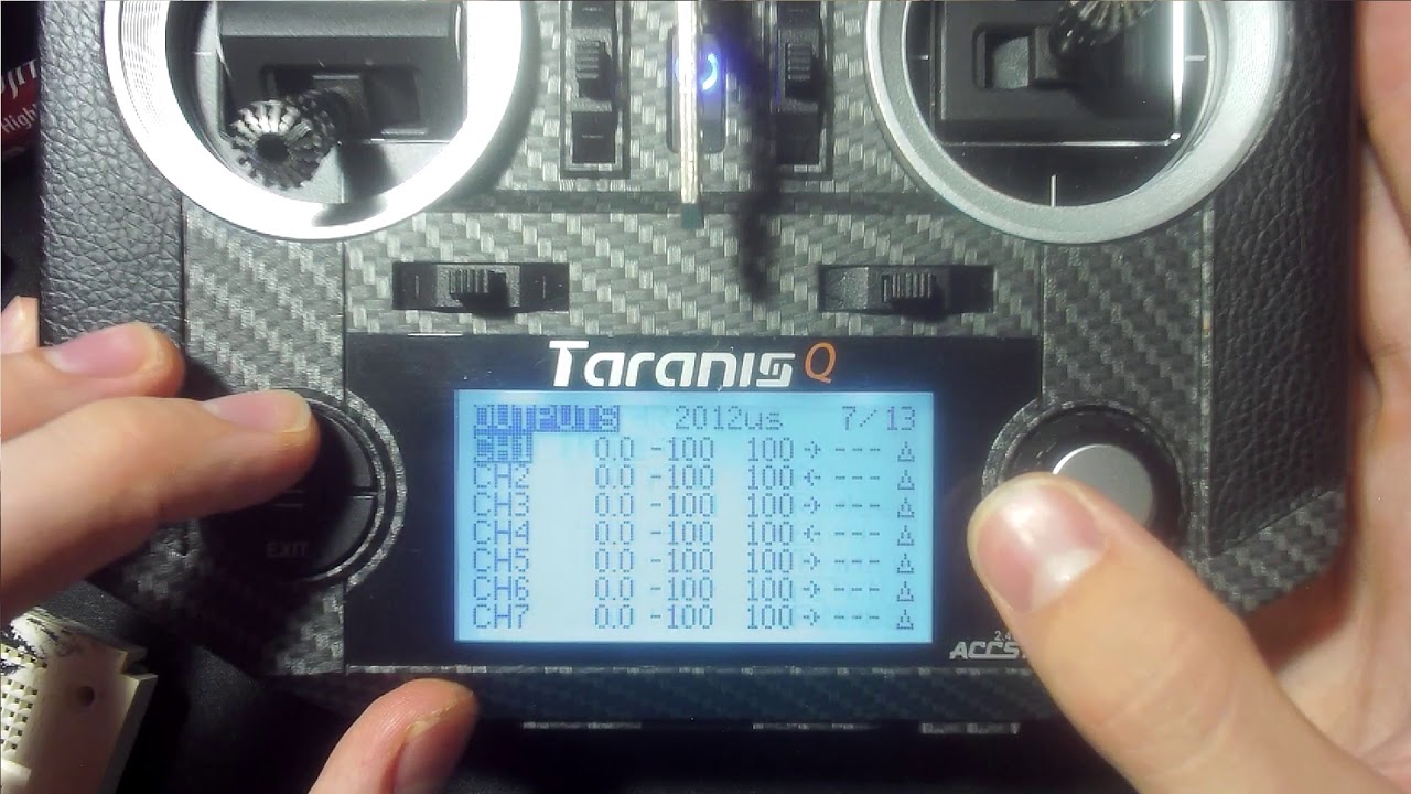 How I configured Taranis QX7s for IKON2 HELI (Part2)