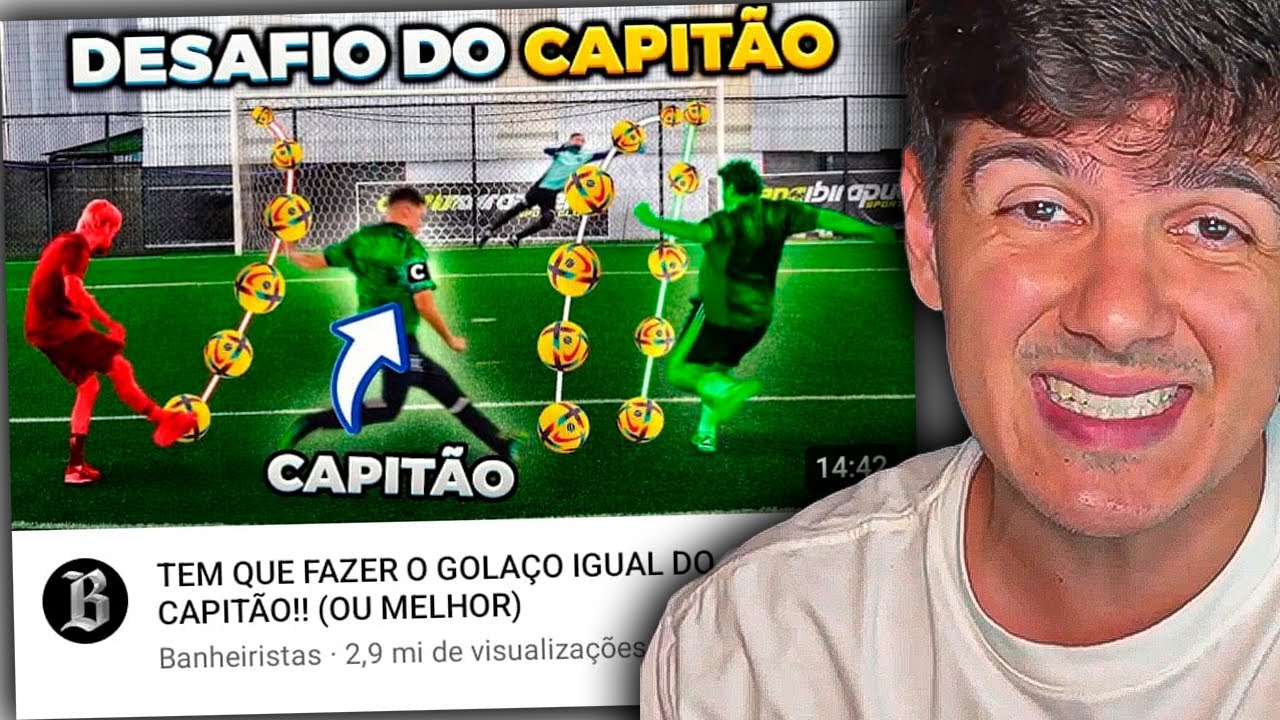 TEM QUE FAZER O GOLAÇO IGUAL DO CAPITÃO!! (OU MELHOR) - wardi REACT!