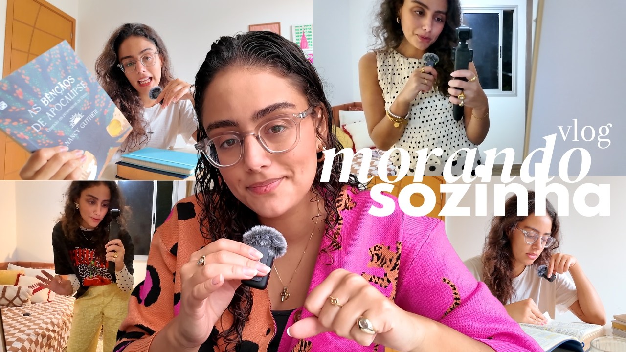 VLOGÃO morando sozinha: conversas profundas, um pouco de choro, voltei pra academia e looks