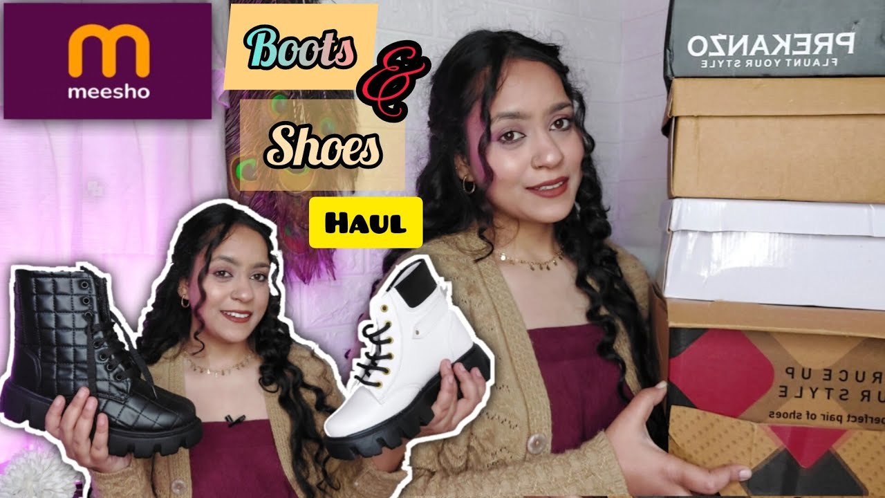 Meesho Boots and Shoes Haul | Affordable boots ,Shoes |Meesho winter wear haul 