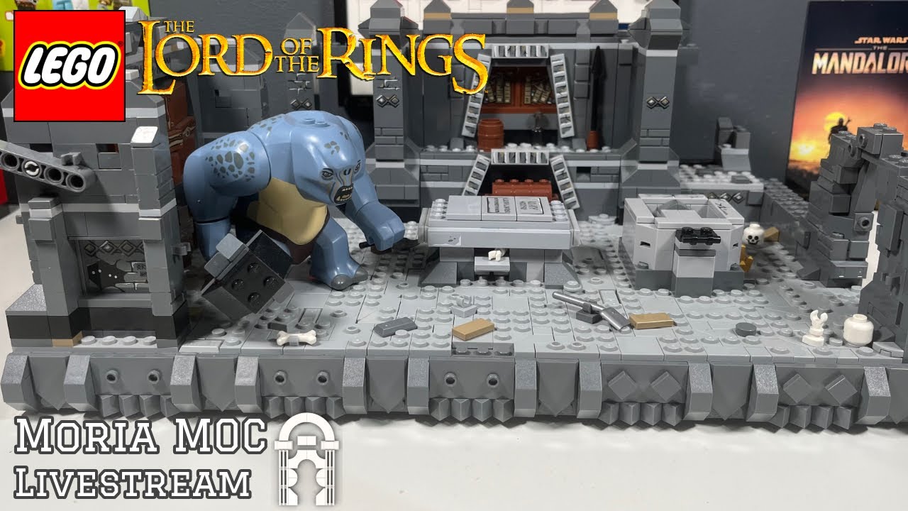 Lego Moria MOC Building Livestream
