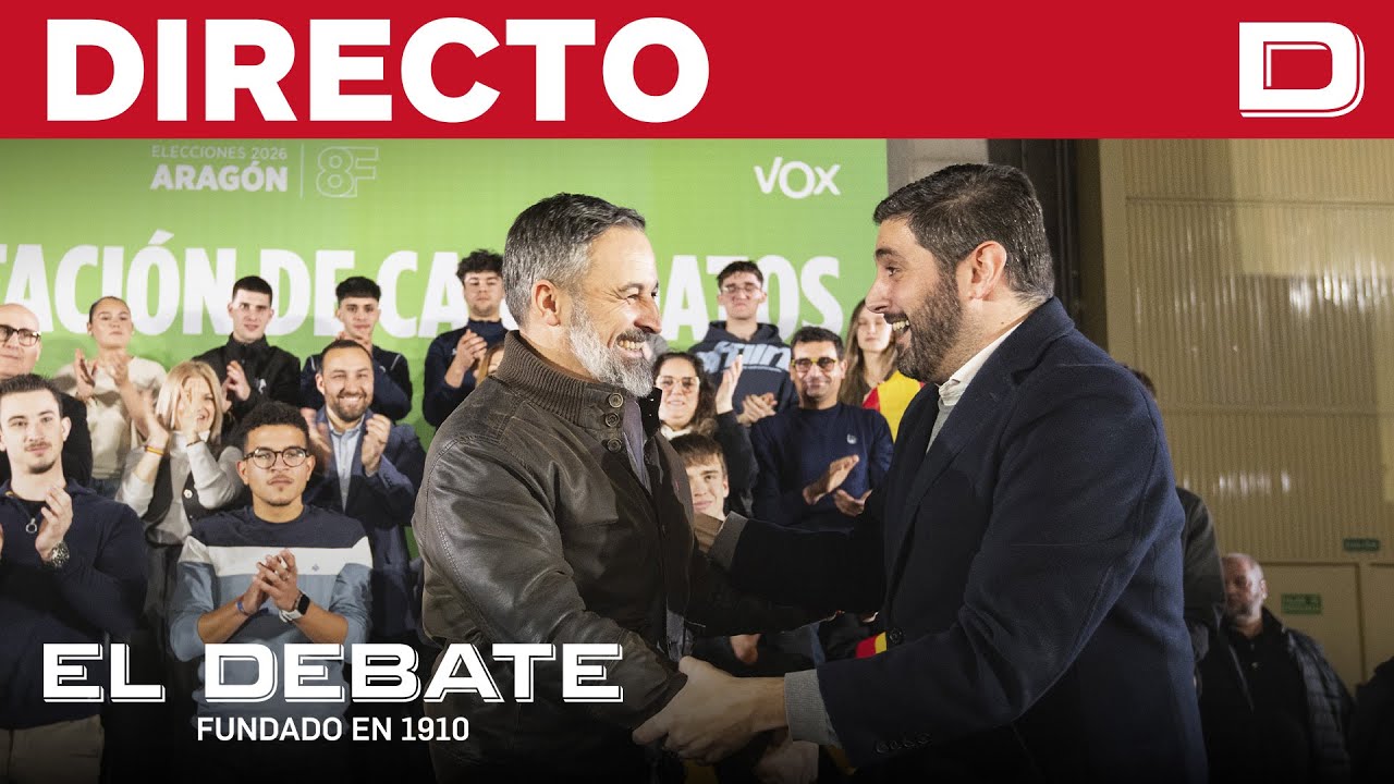 DIRECTO | Santiago Abascal y Alejandro Nolasco participan en un mitin de campaña en Monzón