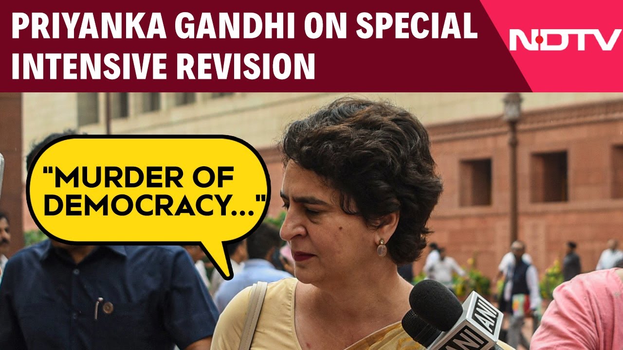 Bihar Elections | Priyanka Gandhi Calls Special Intensive Revision In Bihar &ldquo;Murder Of Democracy&rdquo;