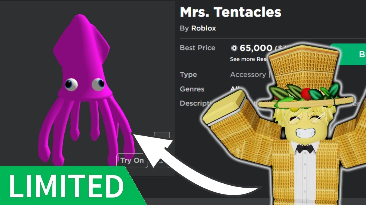 Mrs. Tentacles Went Limited In Roblox!