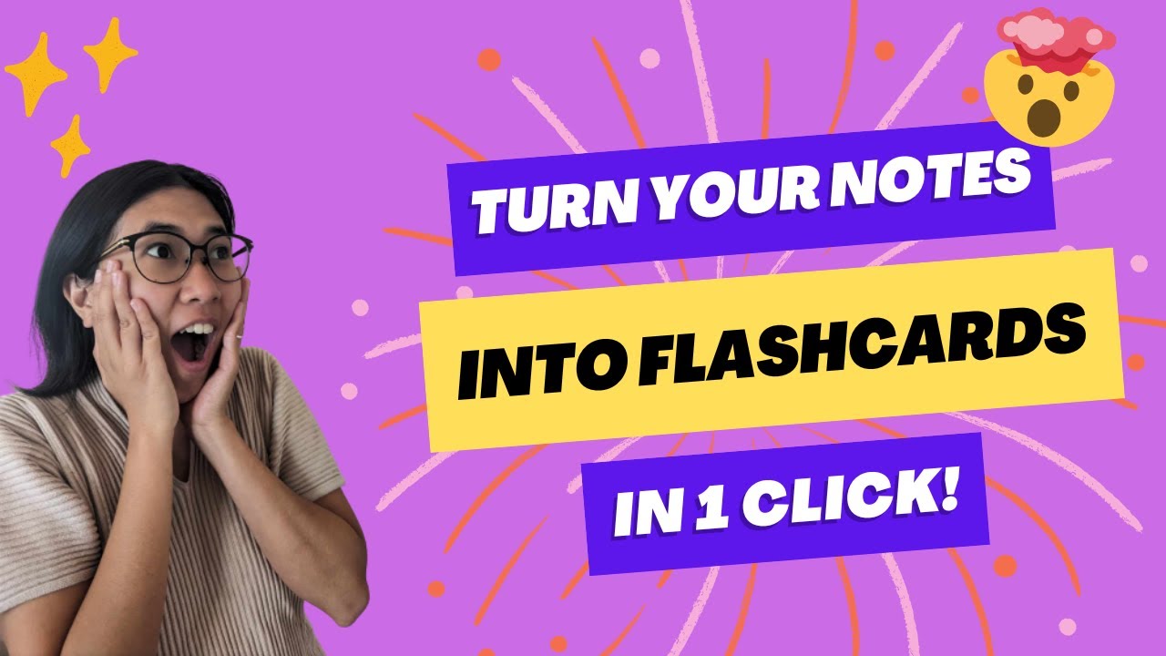How to turn your notes into flashcards with AI (and more…)